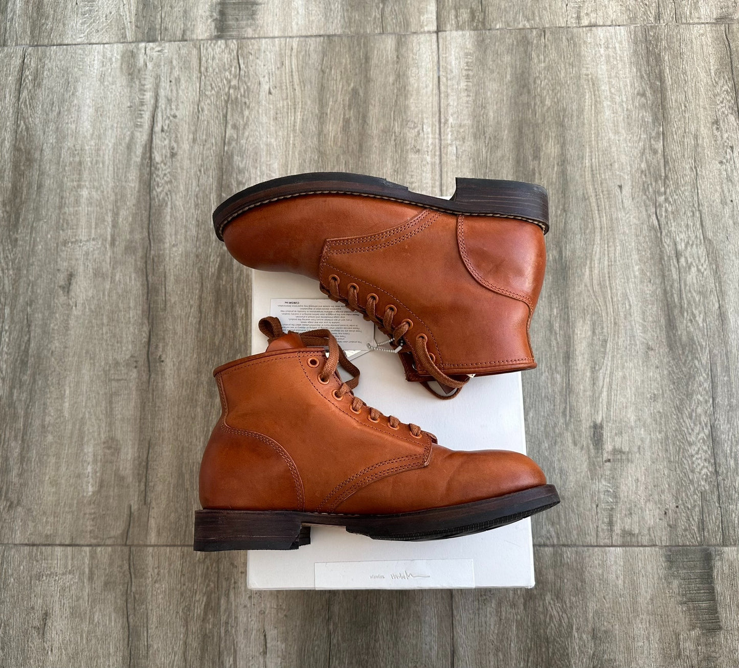 visvim brigadier leather boots for men