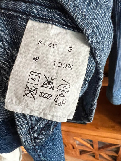 fdmtl patchwork denim shirt for men