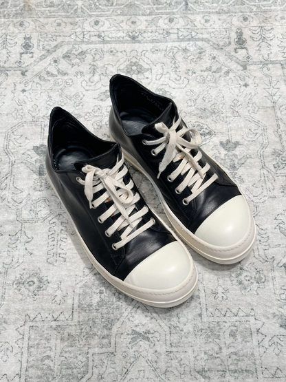 Rick Owens Main Line Leather Low-Top