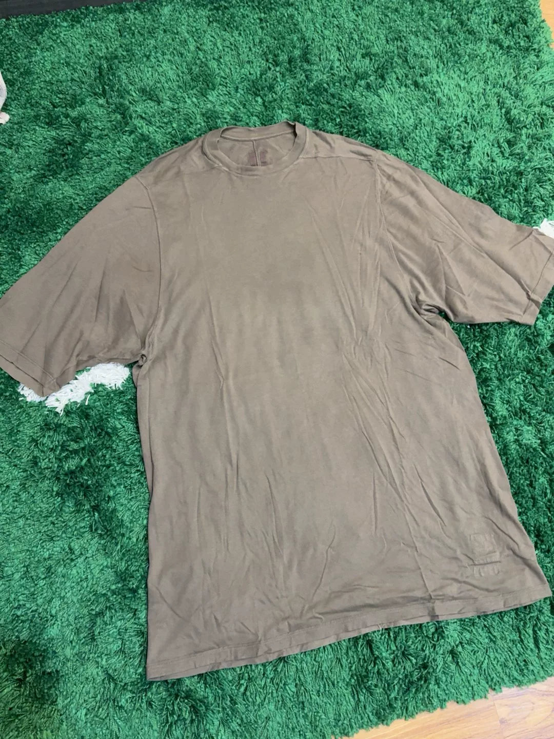 Rick Owens Green Short Sleeve Tee