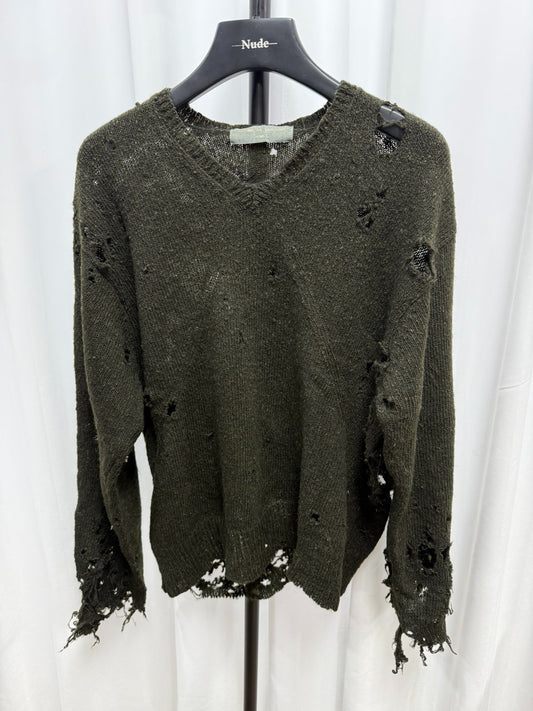 Comme des Garcons Homme 90s Distressed Sweater