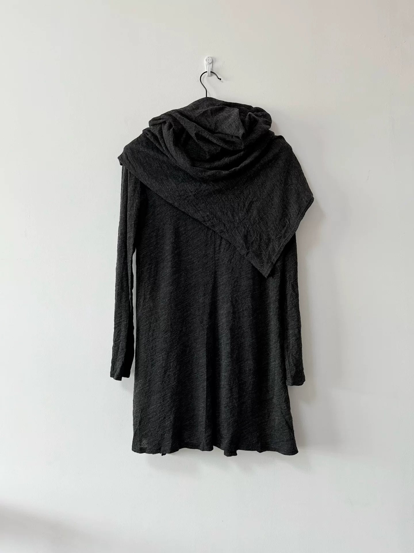 Yohji Yamamoto Wool Cardigan with Scarf
