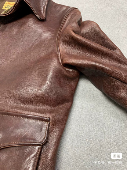 Indiana Jones Inspired Leather Jacket