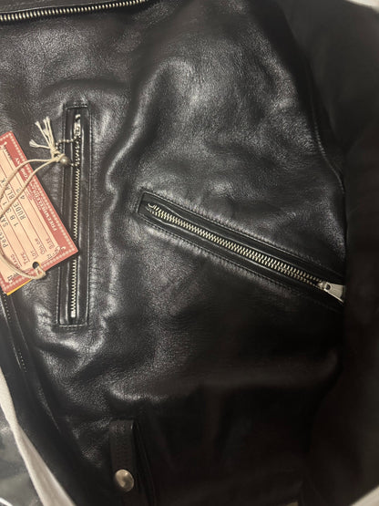 Vintage Freewheelers Black Leather Jacket