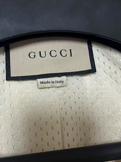 Gucci Colorblock Logo Casual Zip Jacket