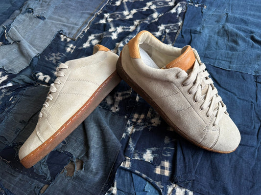 visvim foley folk sneakers in orange