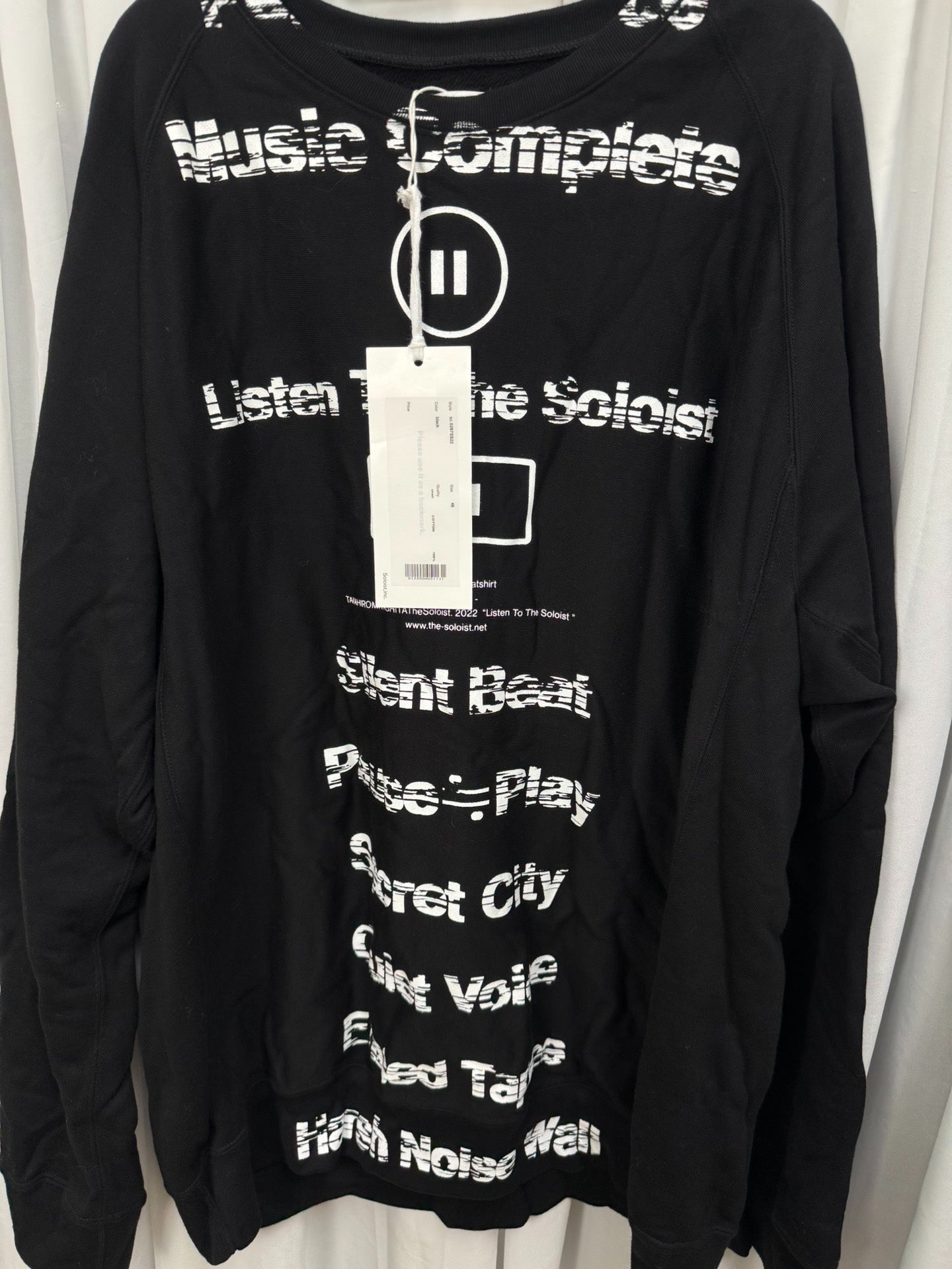 The Soloist Brush-painted Oversized Sweatshirt
