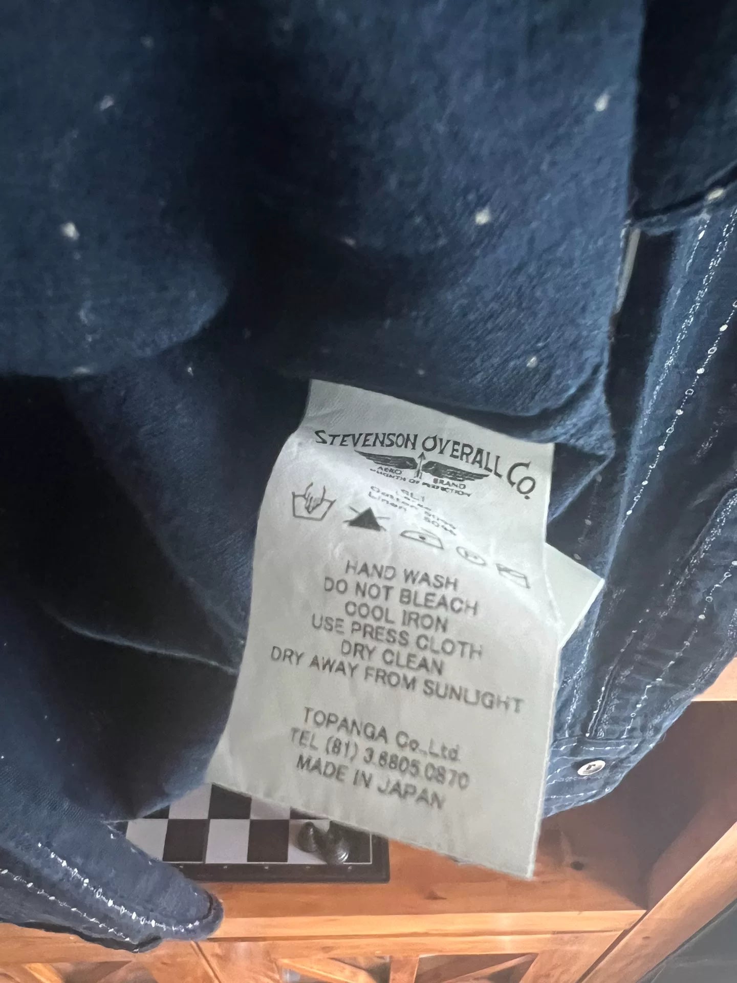 indigo stripe shirt by stevenson overall co