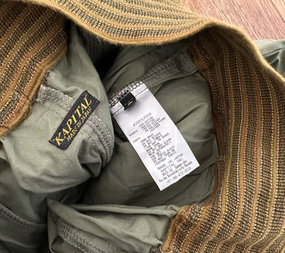 kapital vintage relaxed fit cargo pants