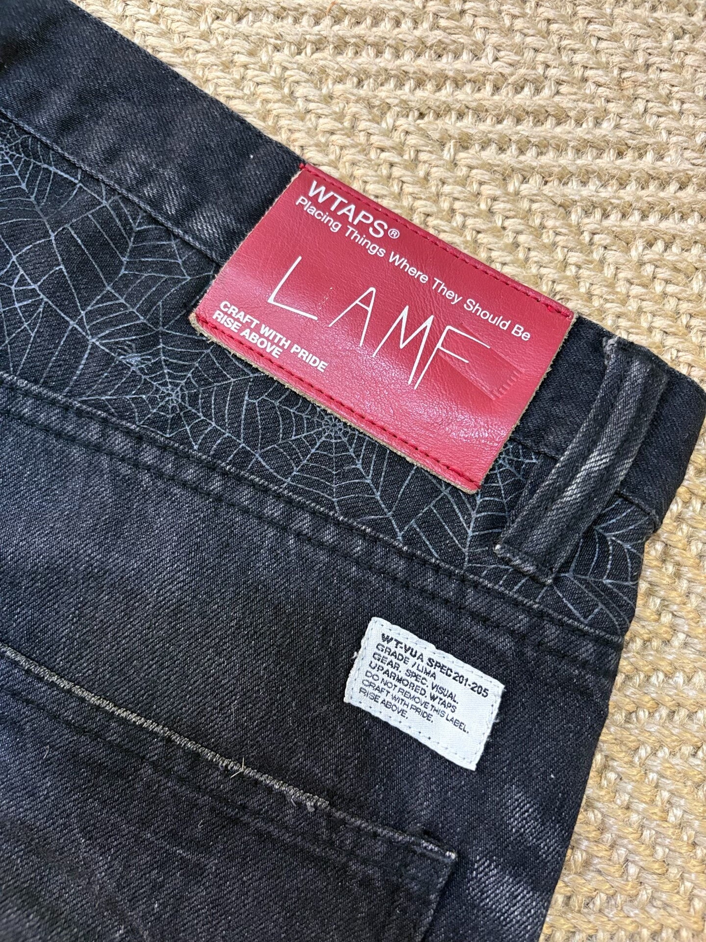 Wtaps Lamf 09ss Black Spider Denim Pants
