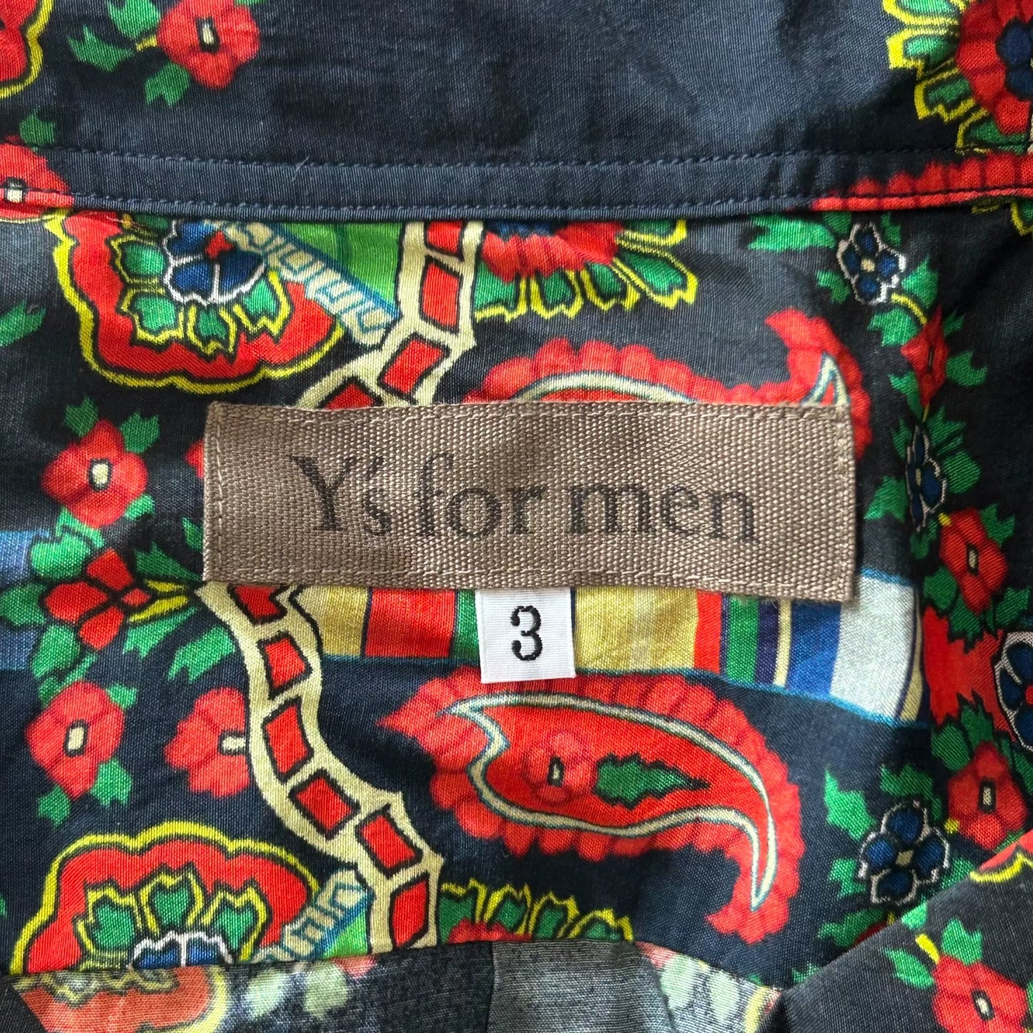 Yohji Yamamoto Silk Printed Shirt 04ss