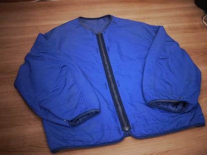 visvim iris jacket in navy blue