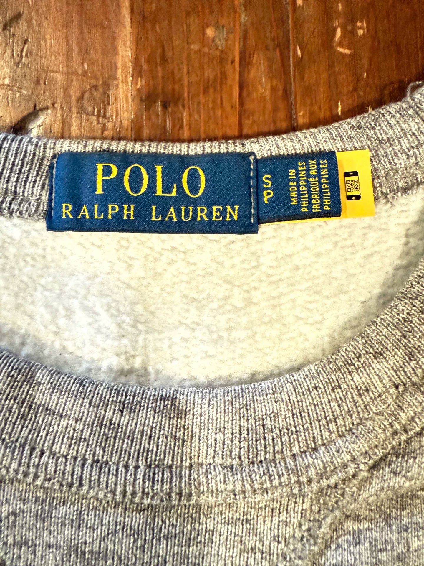 Polo Ralph Lauren Gray SP Size Top