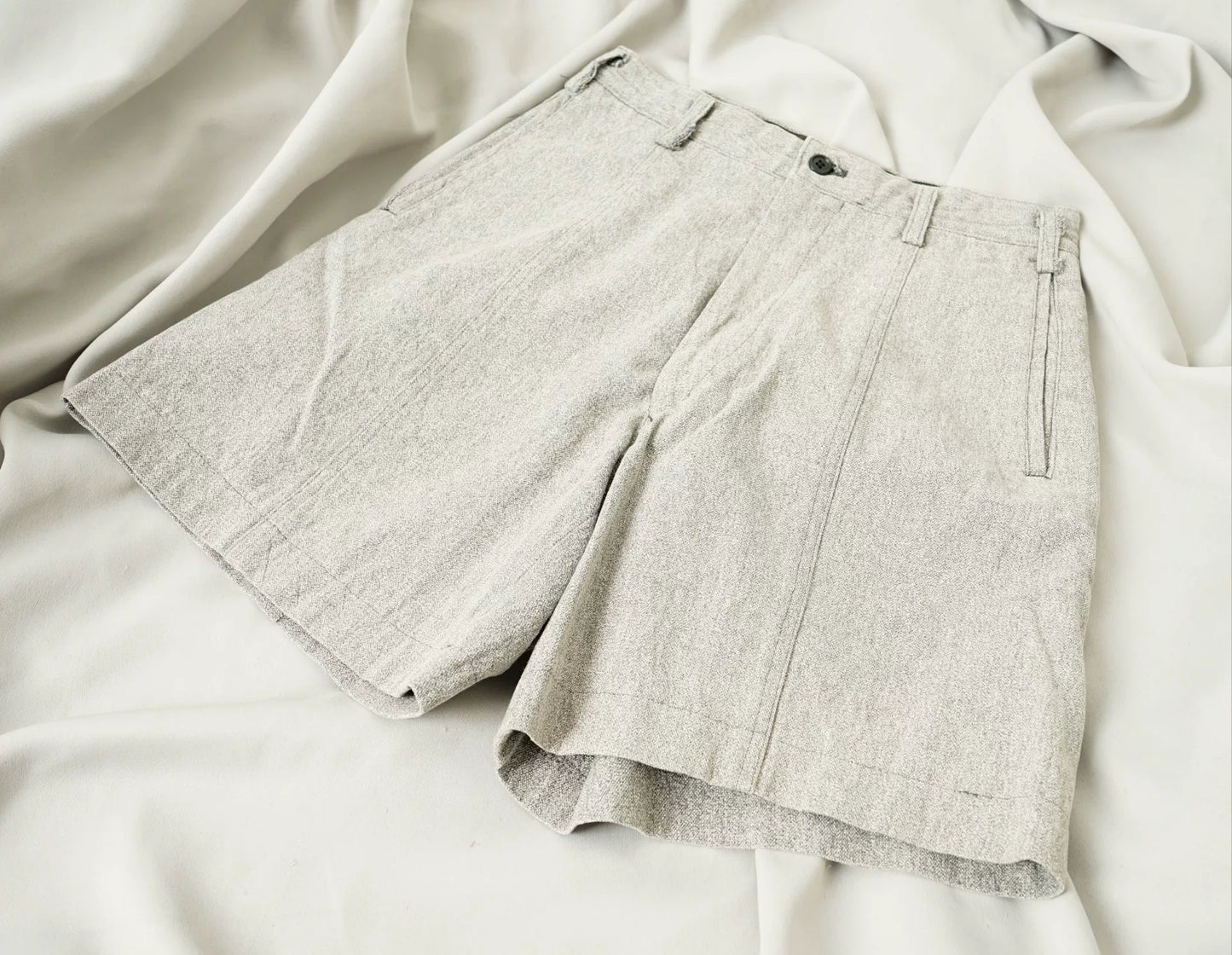Yohji Yamamoto Y's for Men Gray Shorts