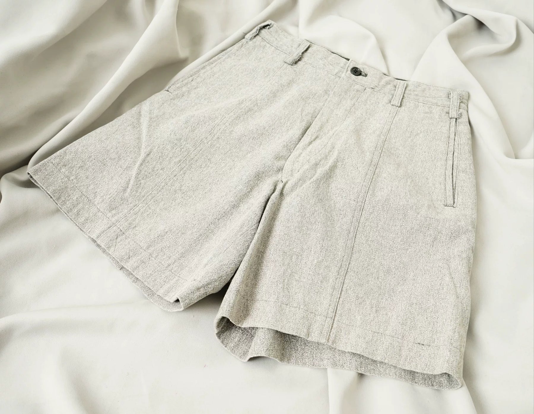 Yohji Yamamoto Y's for Men Gray Shorts