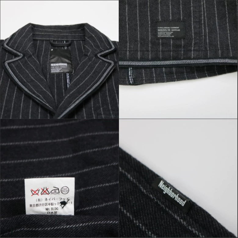 NEIGHBORHOOD NUMBERS PINSTRIPE JKT