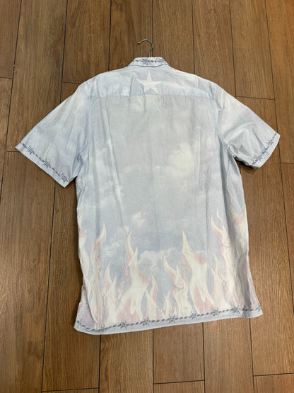 Givenchy Flame Shirt with Jesus Print