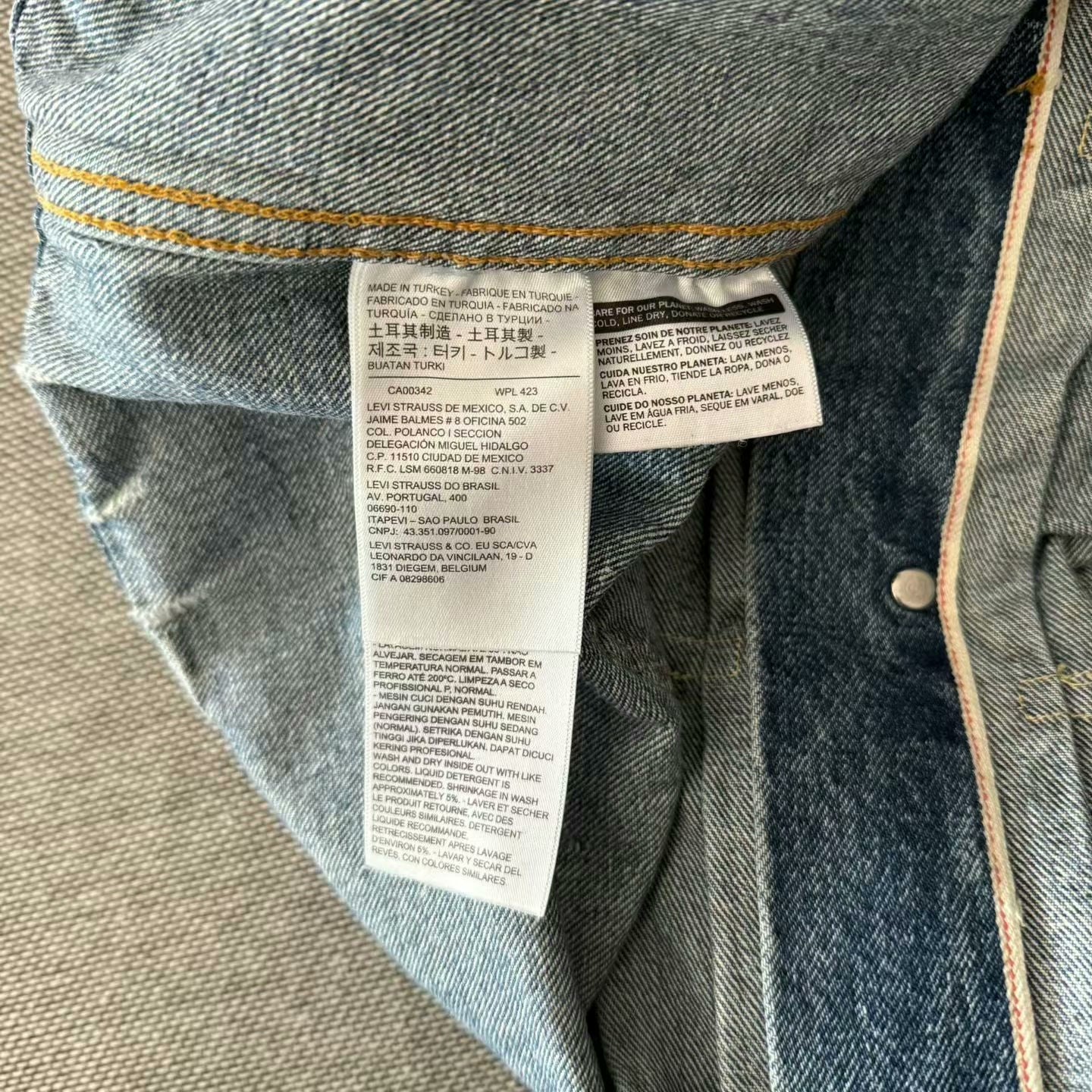 Levi's LVC 507XX Turkish Washed Denim Jacket