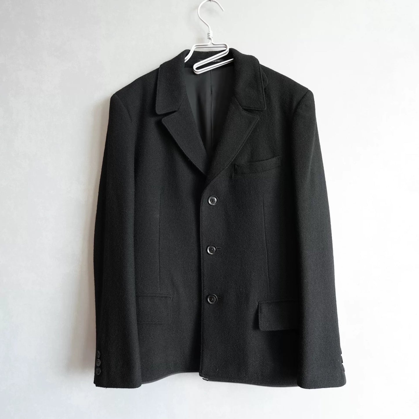 Yohji Yamamoto Removable Dr. Jacket Coat