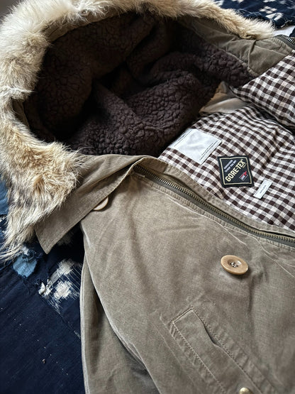 visvim valdez down jacket corduroy coat