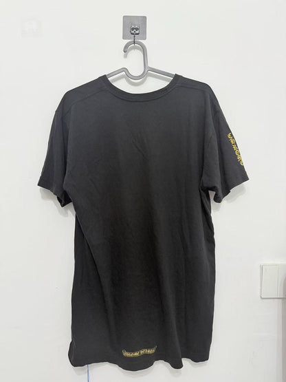 Chrome Hearts Yellow Sword Print T-Shirt