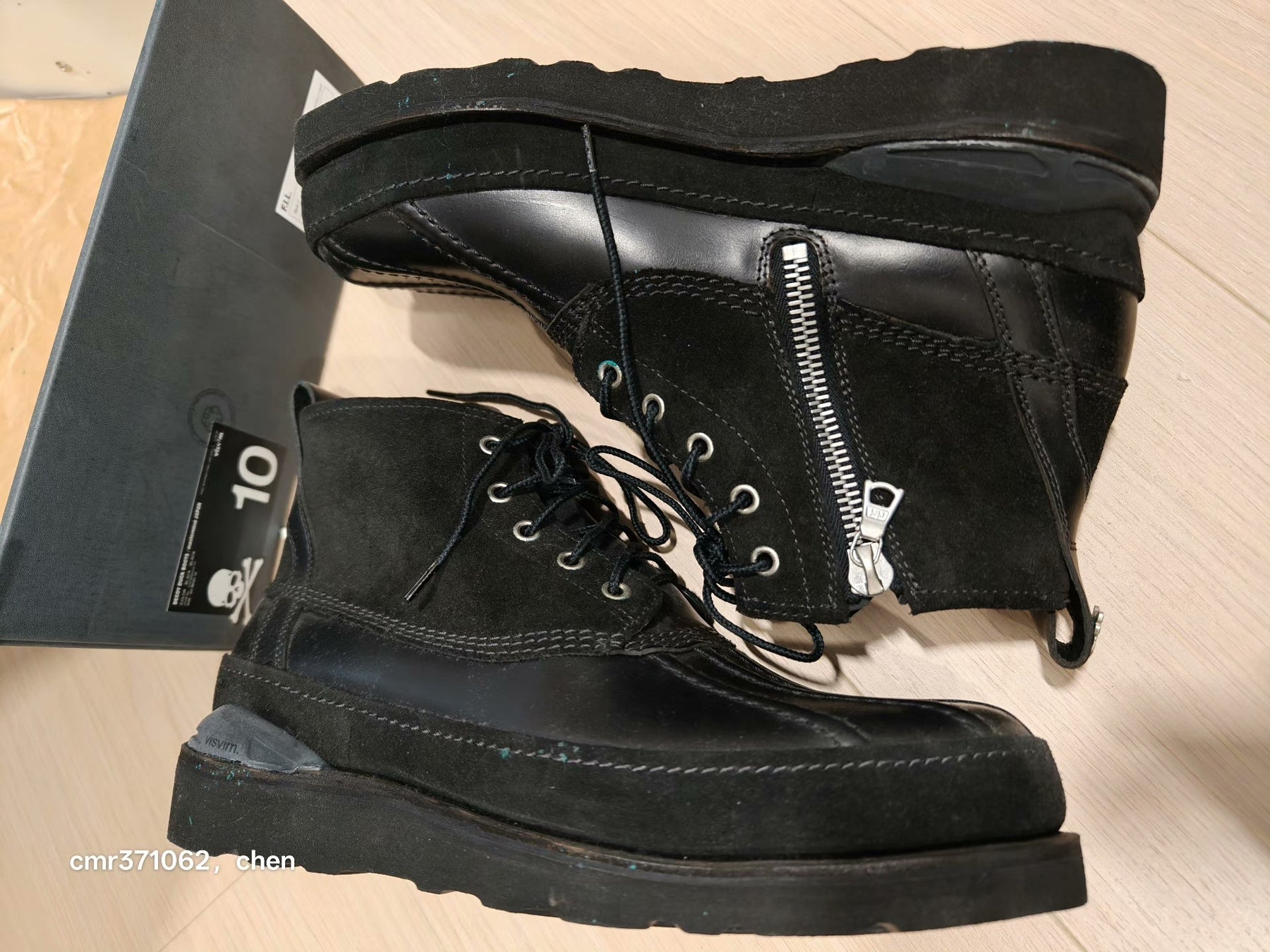 Visvim x Mastermind Japan Decoy Duck Boots