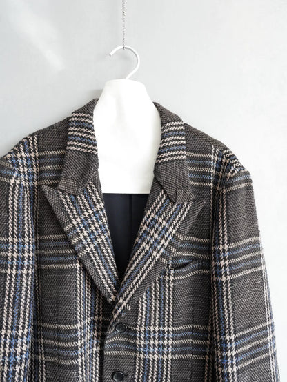 Yohji Yamamoto 23AW Plaid Blend Jacket