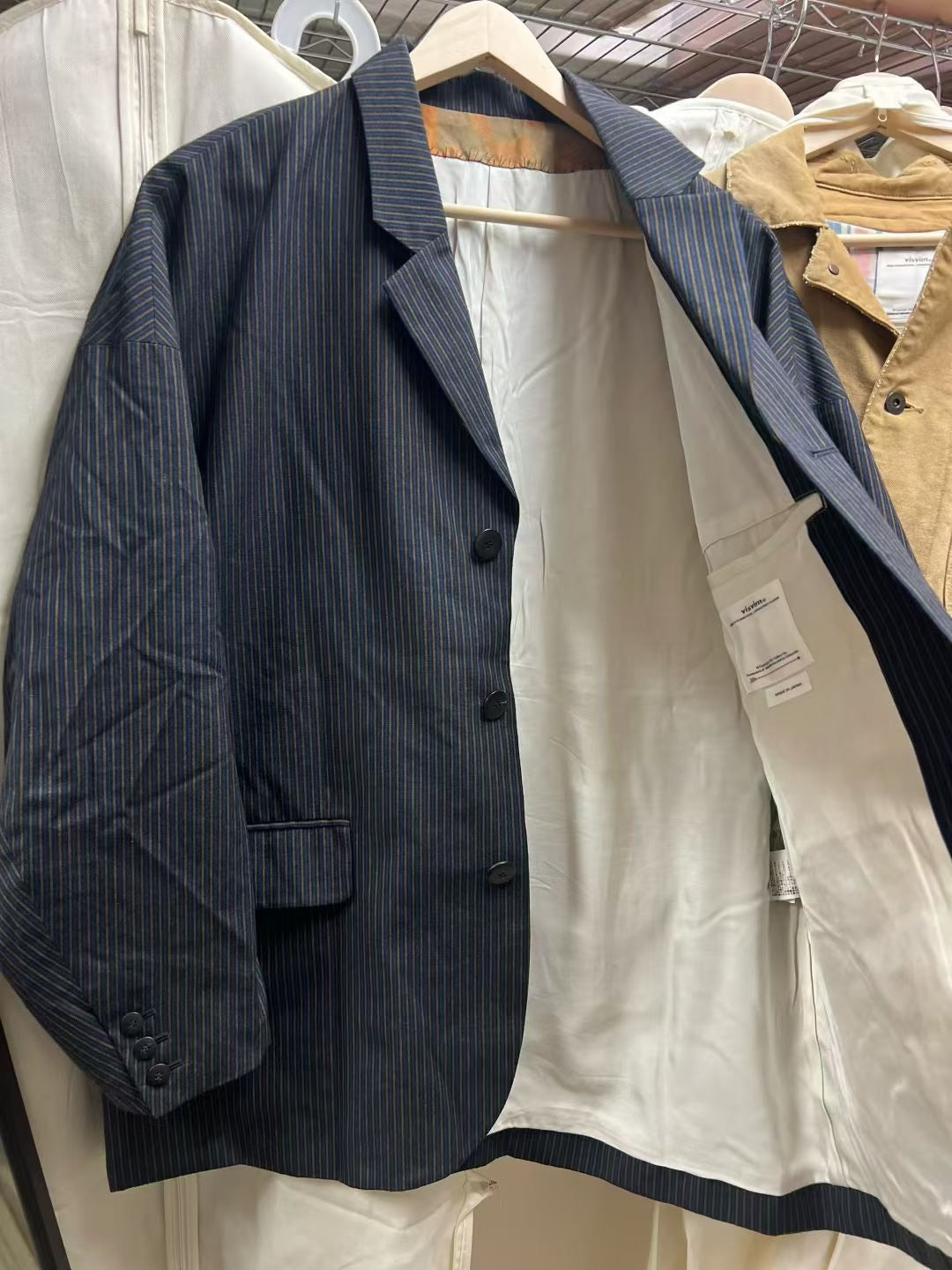 Visvim Hammons JKT Santome Navy Blazer