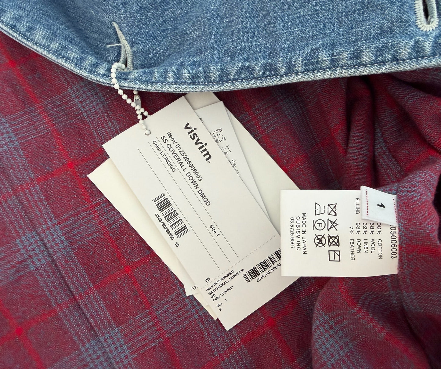 Visvim Down Denim Jacket