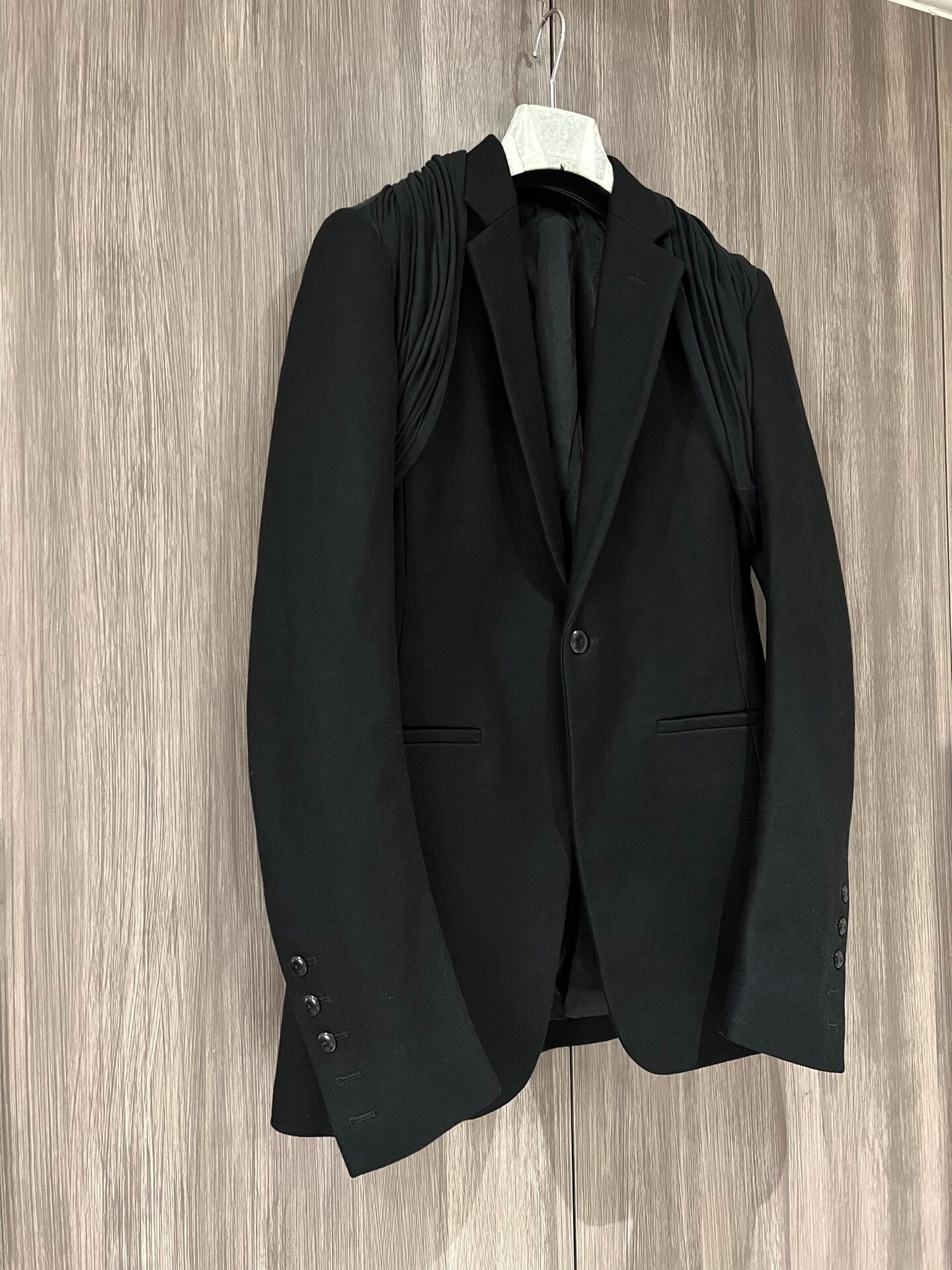 Rick Owens Black Tailored Suit Jacket