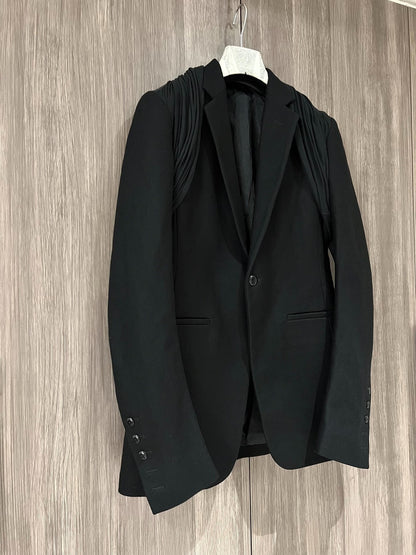 Rick Owens Black Tailored Suit Jacket