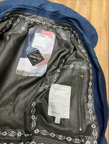Visvim GORE-TEX PFD Blue Denim Jacket