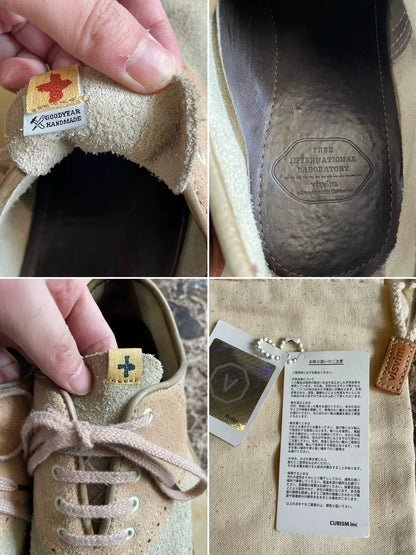VISVIM PATRICIAN SUEDE-FOLK Low-Top Boots