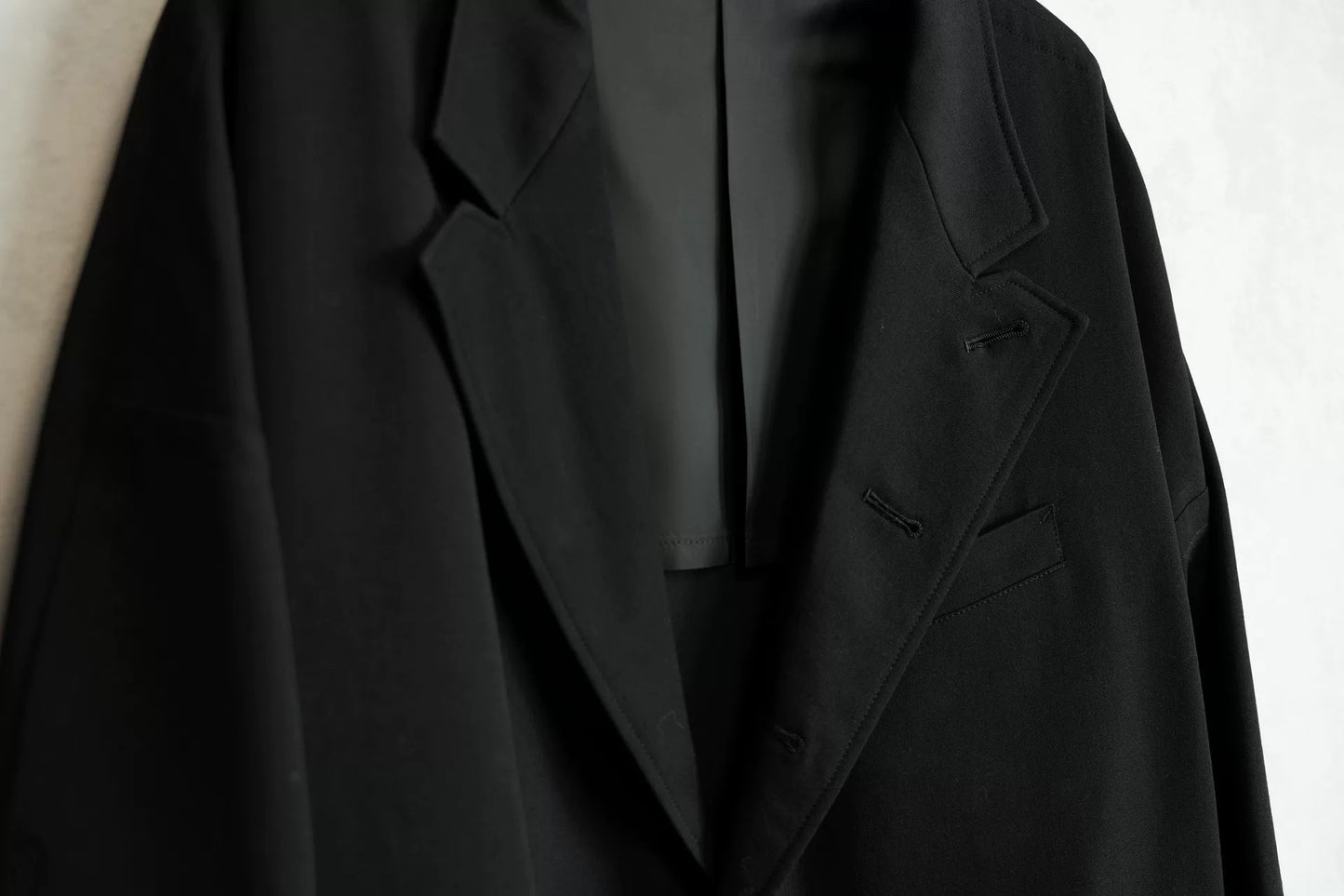 oversized wool jacket by yohji yamamoto