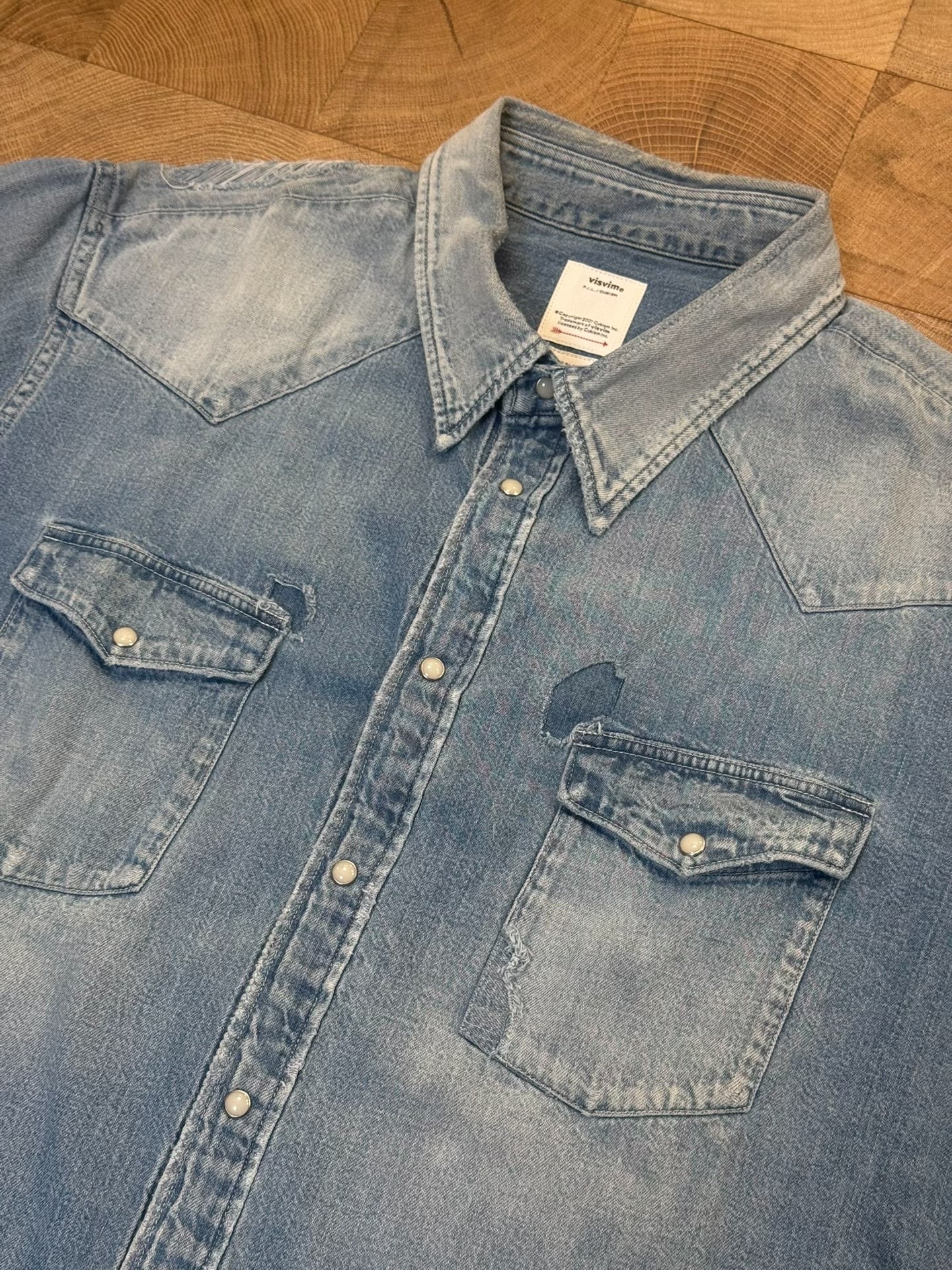 Visvim 24SS Social Sculpture Denim Shirt