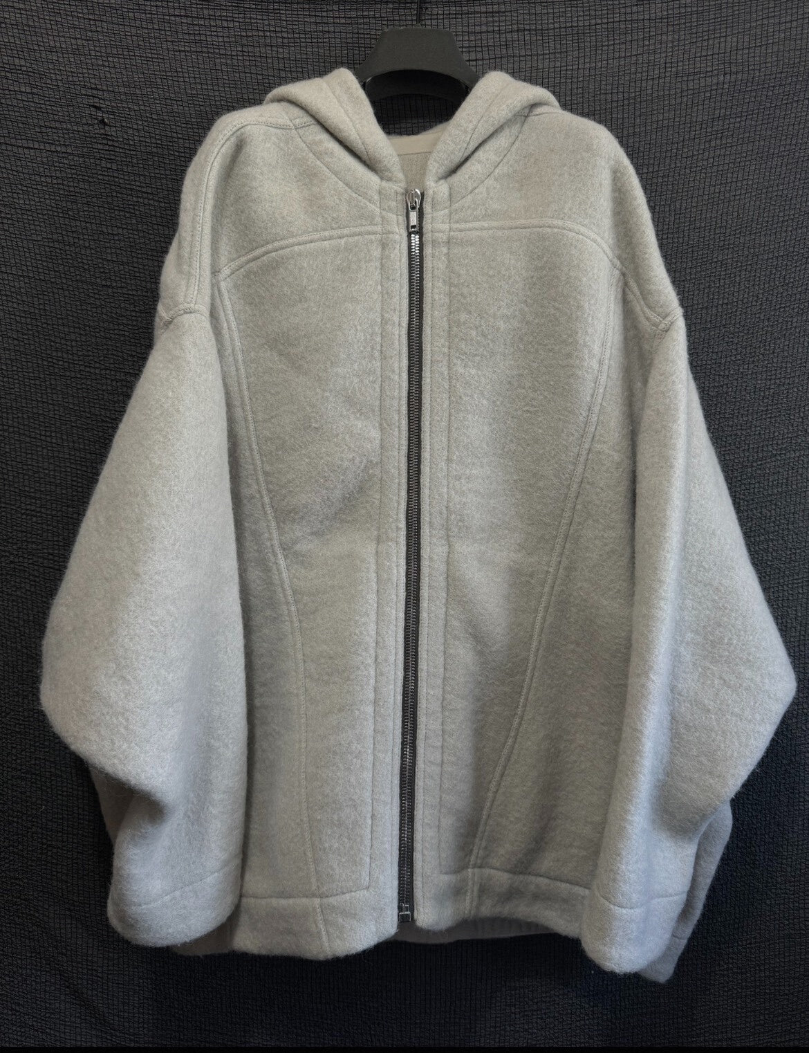 oversized batwing hooded jacket by Rick Owens