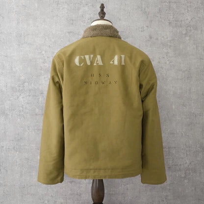 Buzz Rickson's N-1 Deck Jacket Alpaca