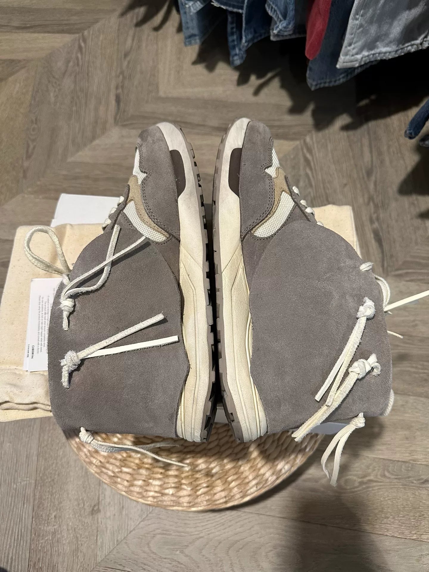 visvim roland lahmo jogger shoes with tassels