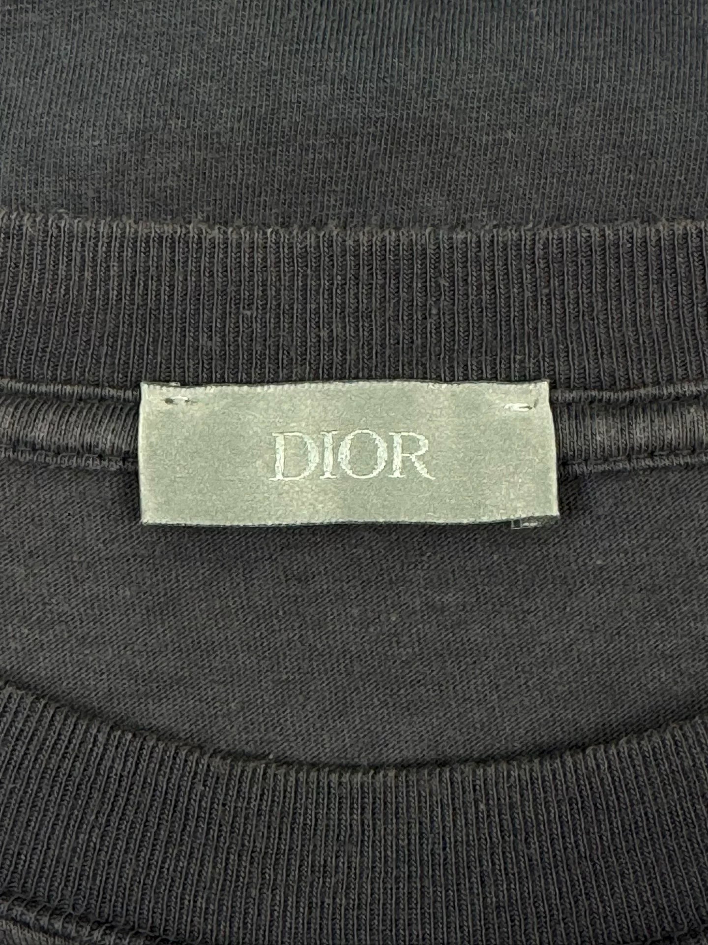 Dior Embroidered Short Sleeve T-Shirt Size L