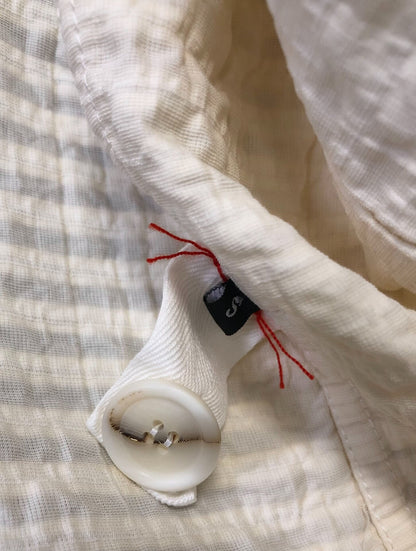 casey casey striped loose-fit jacket