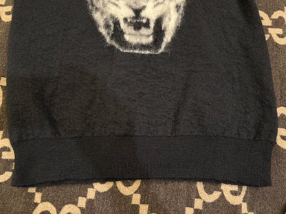 Saint Laurent Tiger Head Black Sweater
