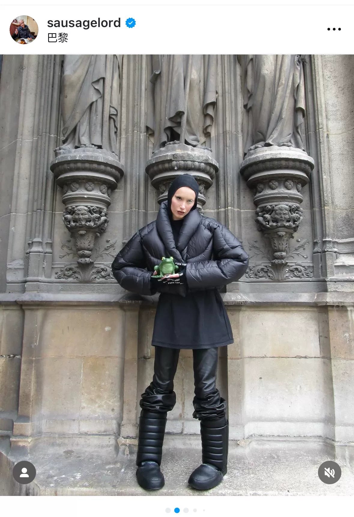 Shayne Oliver x Ugg Black Boots