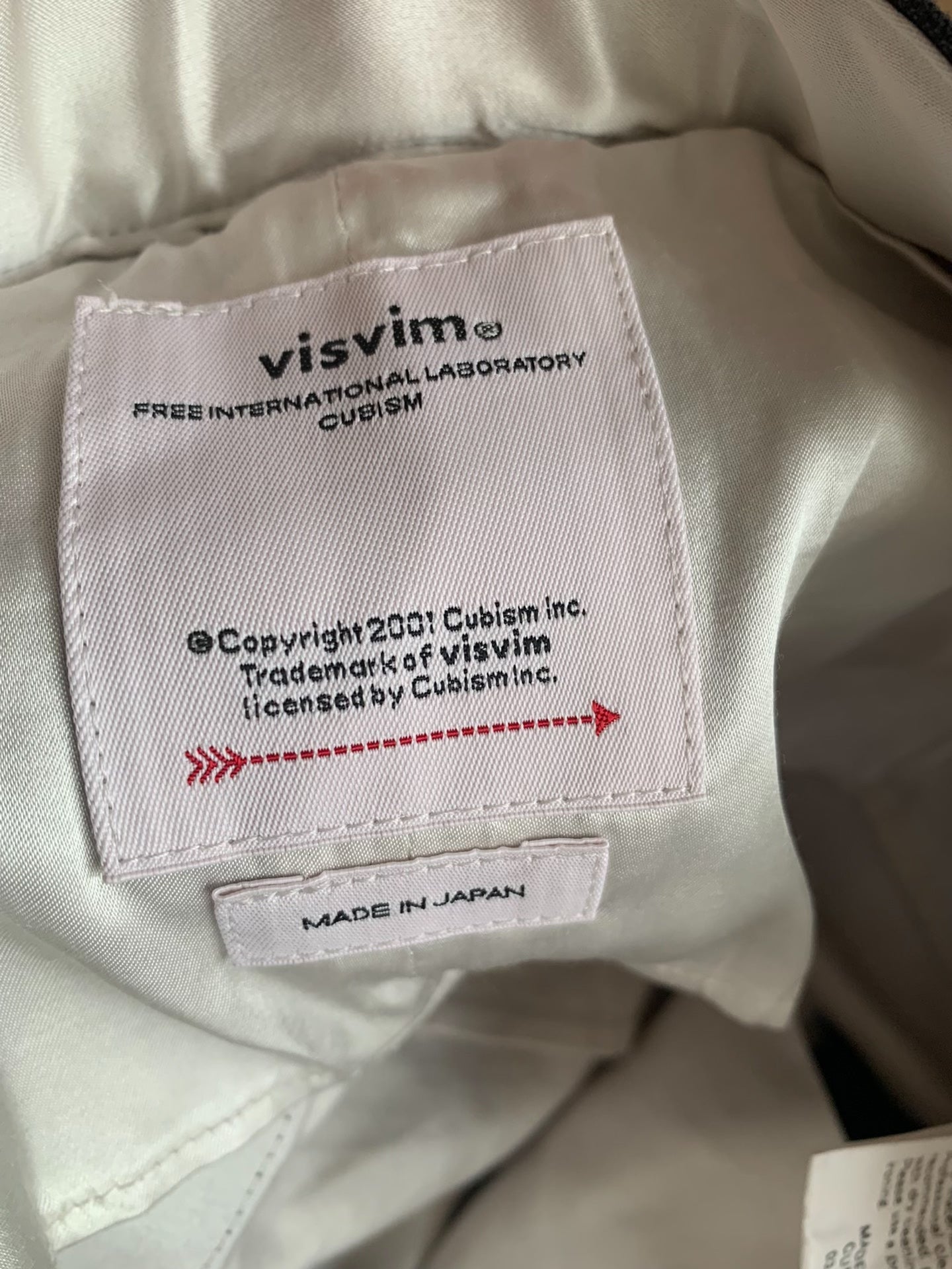 VISVIM Wide Slacks Pinstripe
