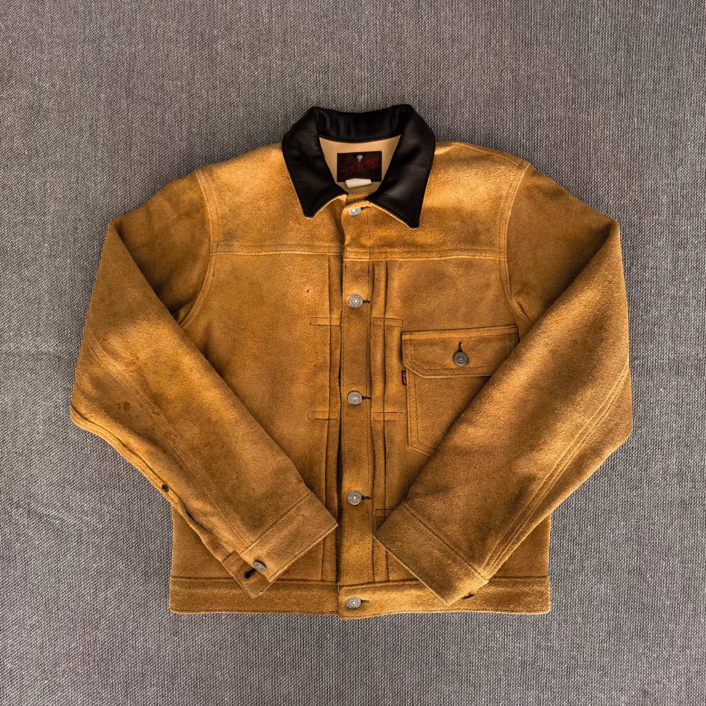real mccoys joe mccoy suede leather jacket
