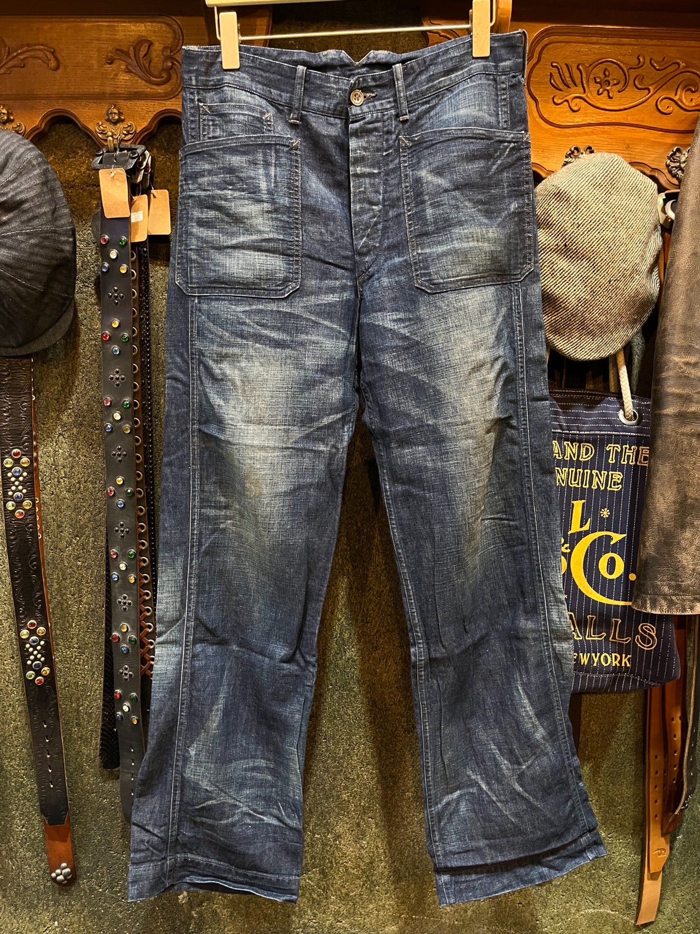 RRL Distressed Workwear Pants