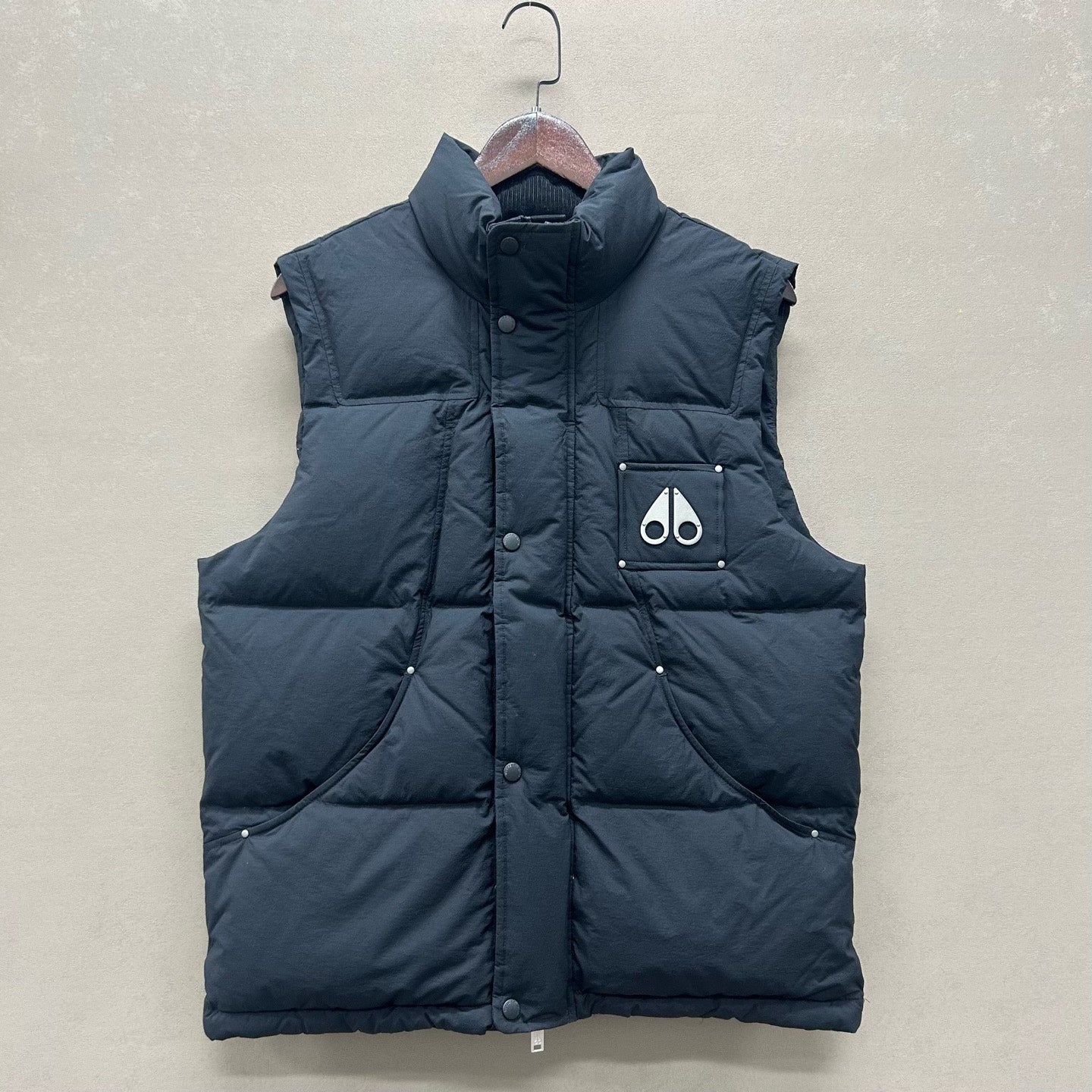 Moose Knuckles Black Down Vest Size S