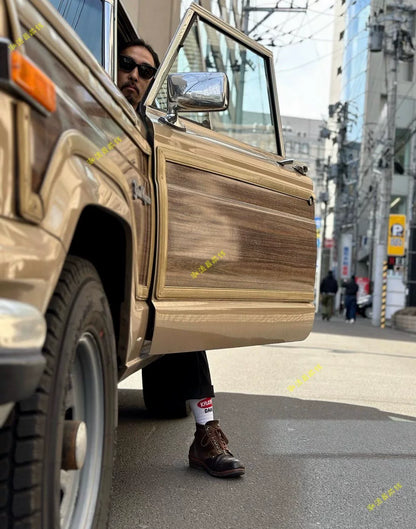 visvim brigadier boots folk in brown