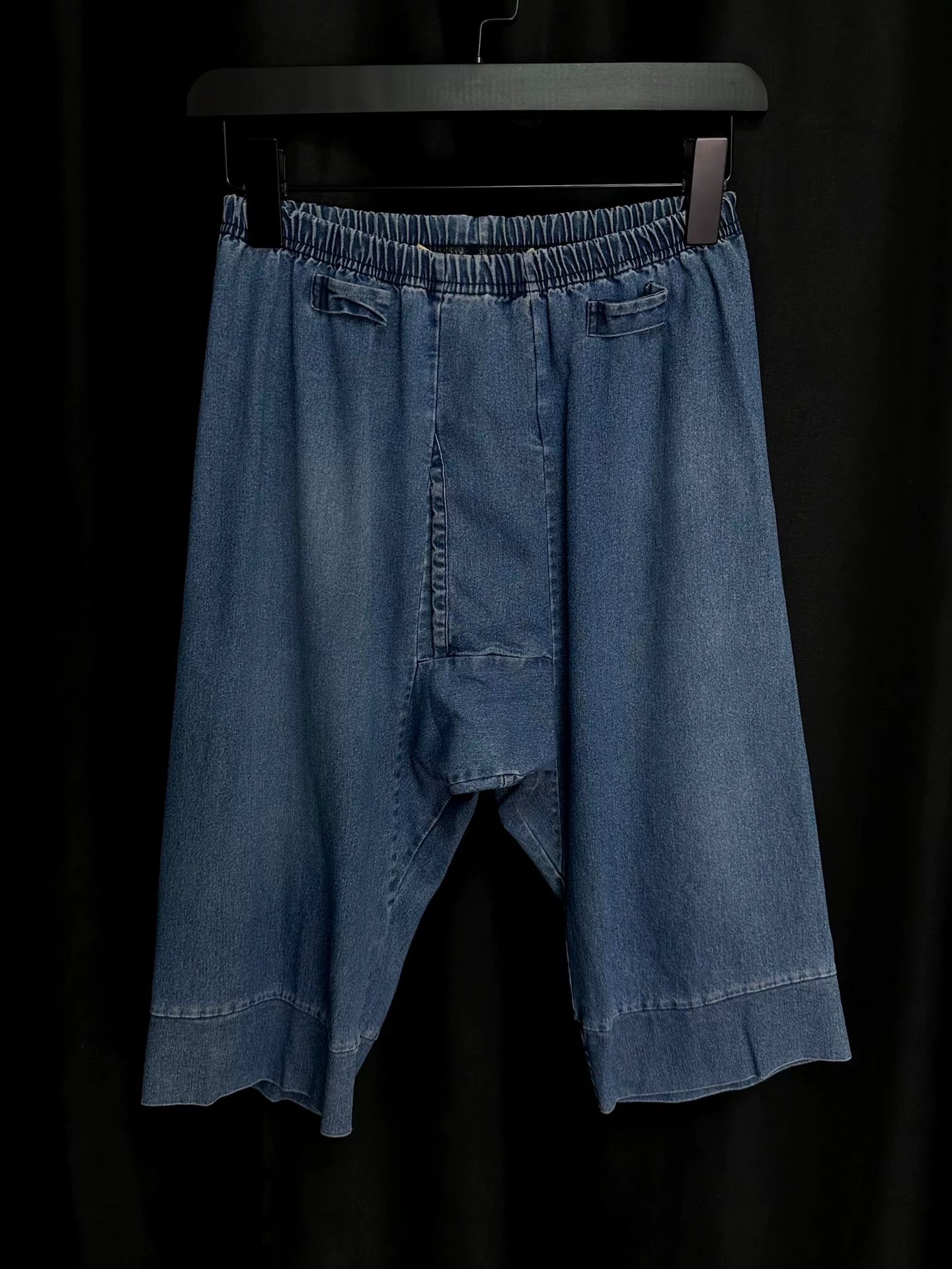 unique carol christian poell denim shorts