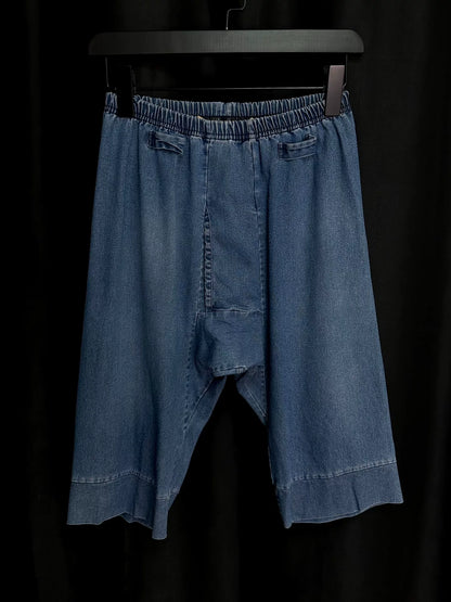 unique carol christian poell denim shorts