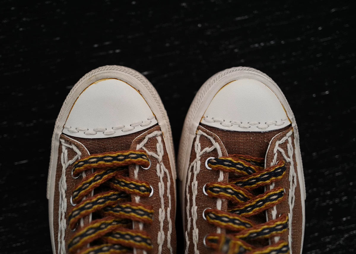 visvim skagway sashiko canvas shoes